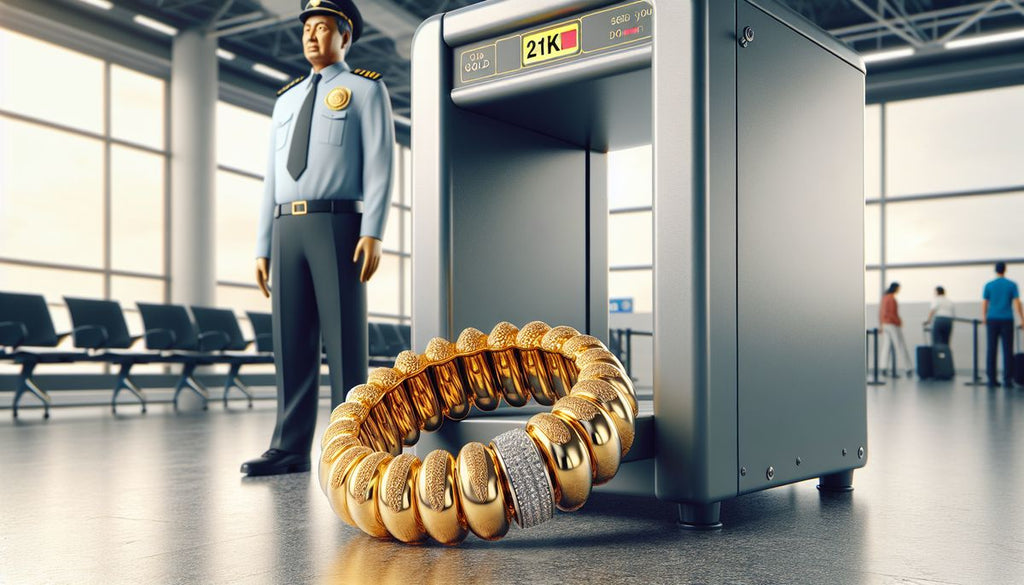 Does 21K gold set off metal detectors? Cleopatra Jewelers