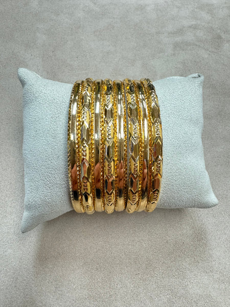 21 karat gold bangles set