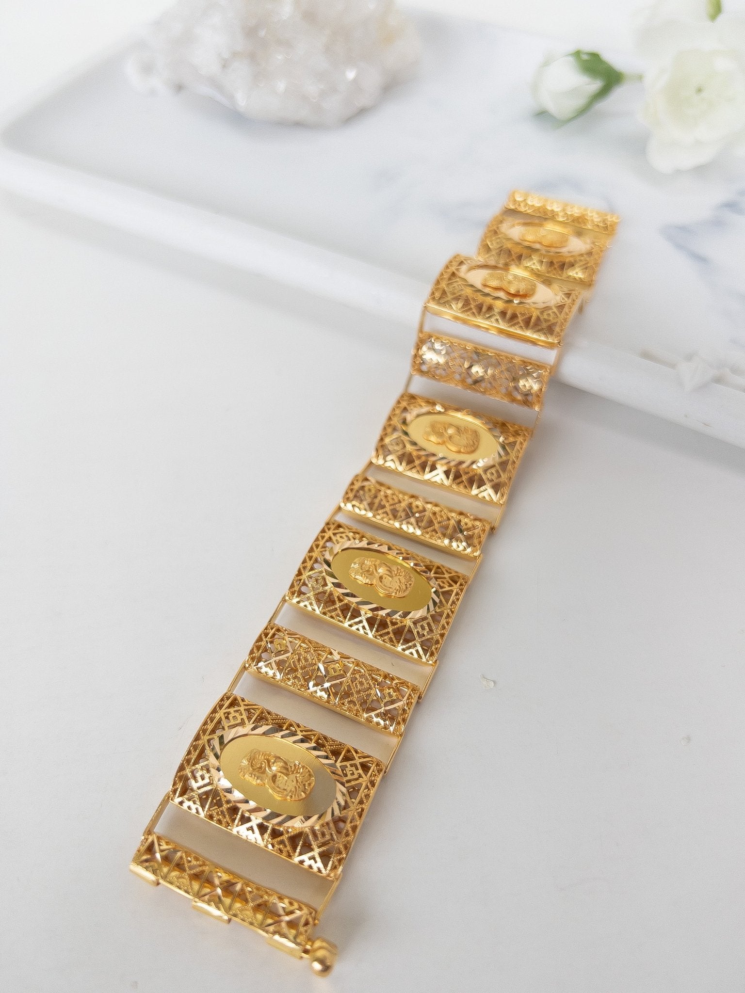 21k Dababa Bracelets - Cleopatra Jewelers
