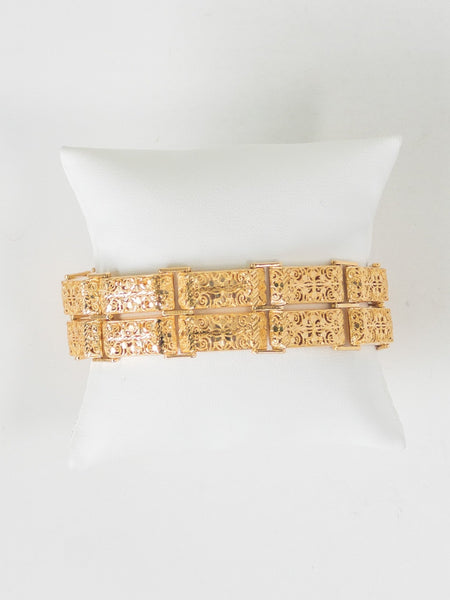 21k Gold Bracelet – Cleopatra Jewelers