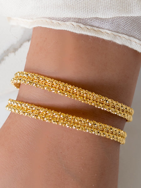 21k Gold Bracelets – Cleopatra Jewelers