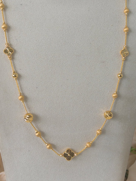 21k Gold Necklace – Cleopatra Jewelers