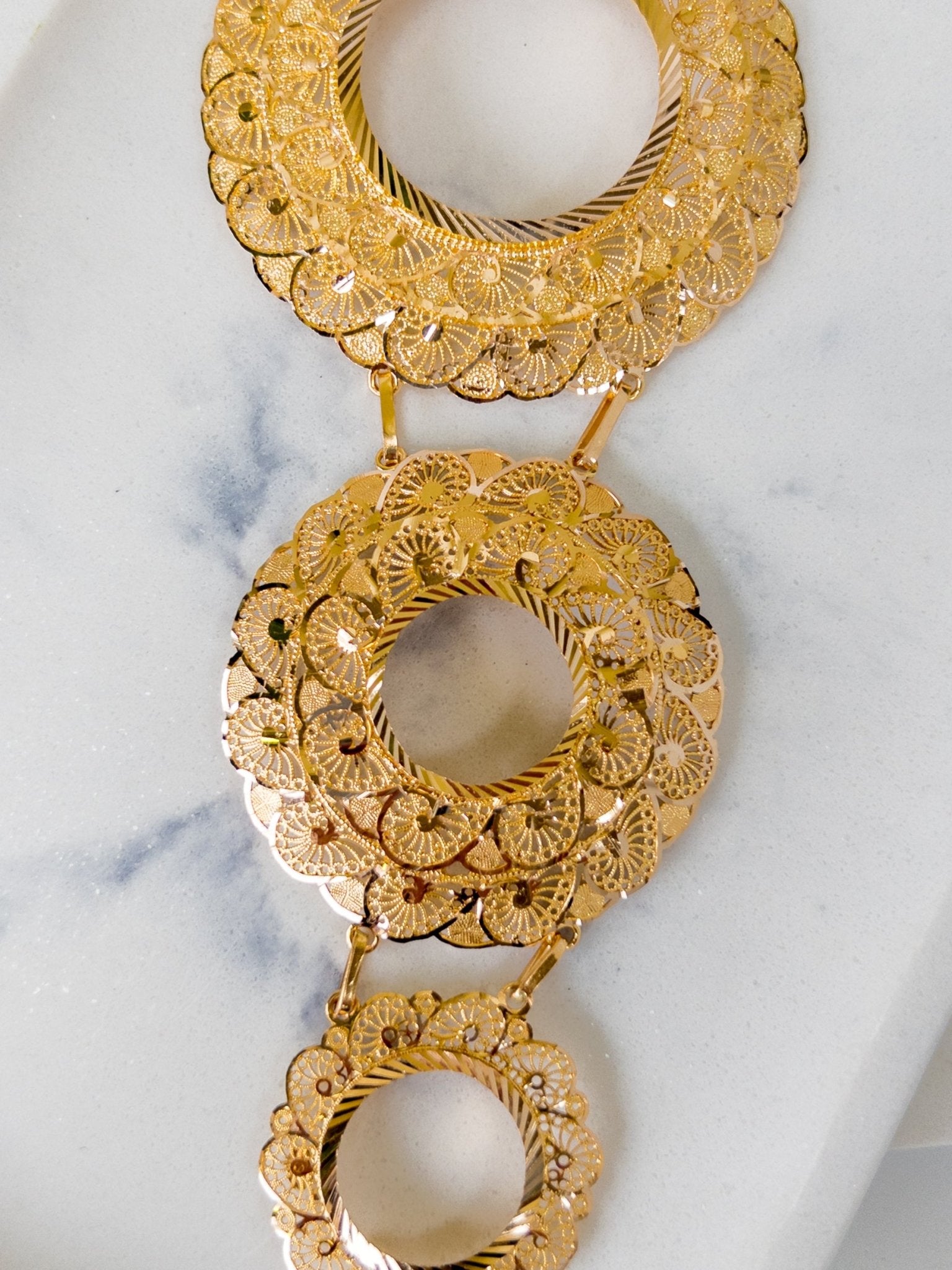 21k Gold Pendants - Cleopatra Jewelers