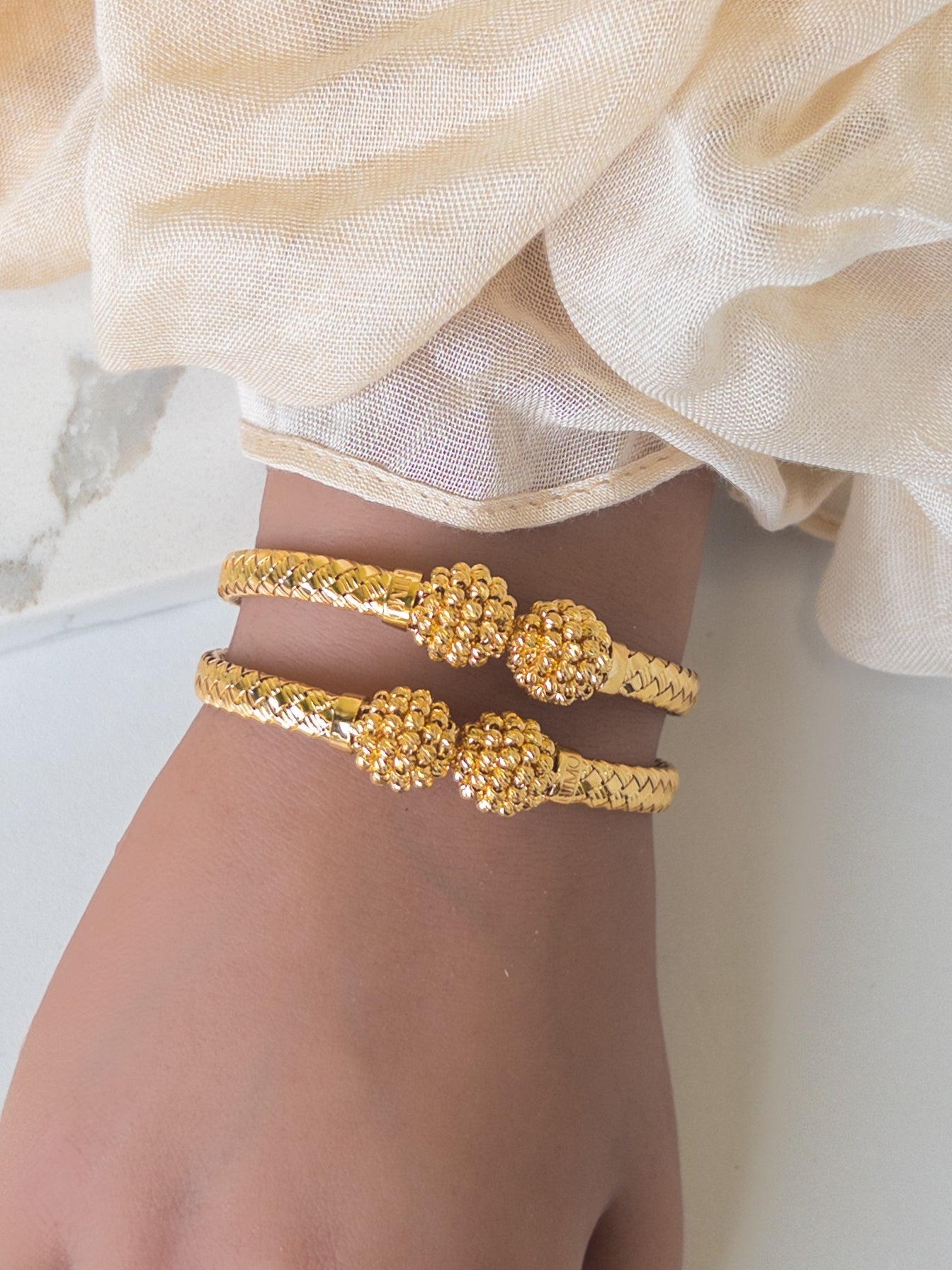 21k HIMO Bracelet Gold - Cleopatra Jewelers