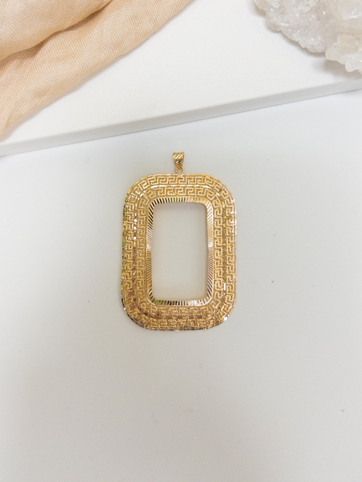 21k Ounce Frame Pendants - Cleopatra Jewelers