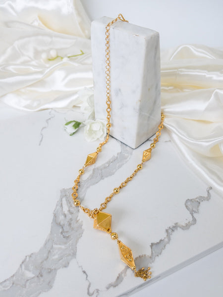 Masbaha Necklace 21k Gold – Cleopatra Jewelers