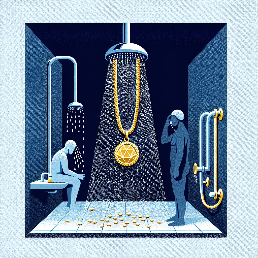 Is it OK to shower with a gold necklace? - Cleopatra Jewelers