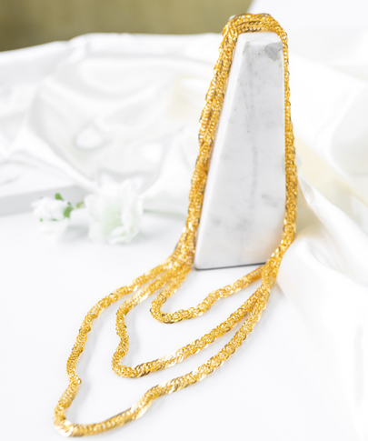 Gold necklace store near me discount