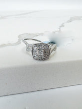 14k White Gold Diamonds Engagement Rings 0.75ct - Cleopatra Jewelers