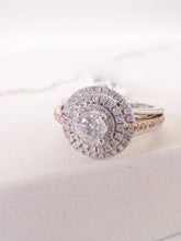 14k White Gold Diamonds Engagement Rings 0.75ct - Cleopatra Jewelers