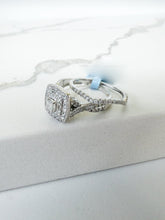 14k White Gold Diamonds Engagement Rings 0.75ct - Cleopatra Jewelers