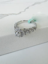 14k White Gold Diamonds Engagement Rings 0.75ct - Cleopatra Jewelers