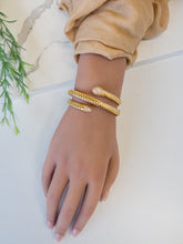 21k Bracelet Gold - Cleopatra Jewelers