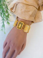 21k Bracelet Gold - Cleopatra Jewelers