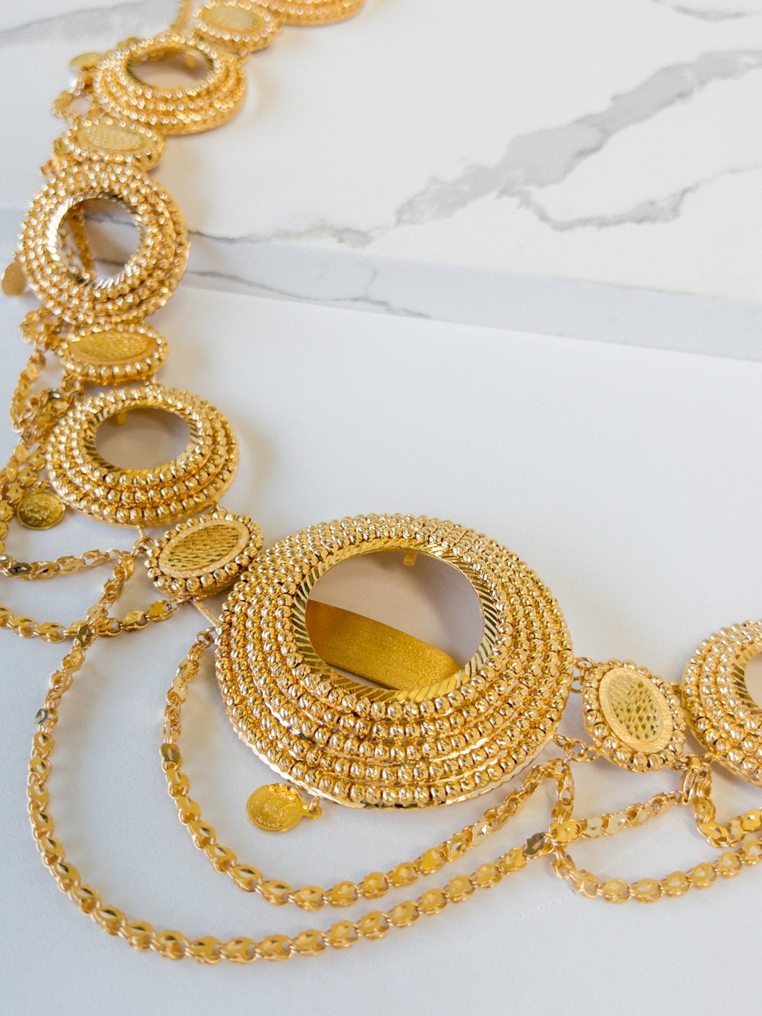 21k Coin Belt – Cleopatra Jewelers