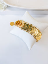 21k Coin Bracelet Gold - Cleopatra Jewelers