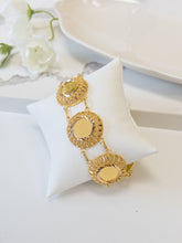 21k Coin Bracelet Gold - Cleopatra Jewelers