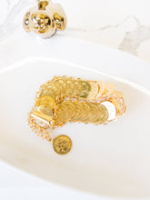 21k Coin Bracelet Gold - Cleopatra Jewelers