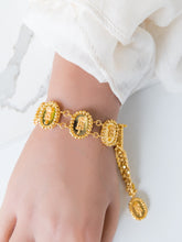 21k Coin Bracelet Gold - Cleopatra Jewelers