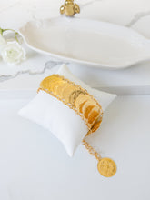 21k Coin Bracelet Gold - Cleopatra Jewelers