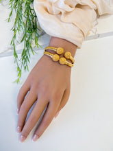 21k Coin Bracelet Gold - Cleopatra Jewelers