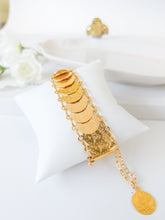 21k Coin Bracelet Gold - Cleopatra Jewelers