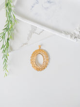 21k Coin Frame Pendants - Cleopatra Jewelers