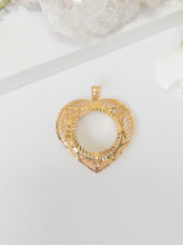 21k Coin Frame Pendants - Cleopatra Jewelers