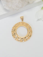 21k Coin Frame Pendants - Cleopatra Jewelers