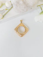 21k Coin Frame Pendants - Cleopatra Jewelers