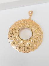 21k Coin Frame Pendants - Cleopatra Jewelers