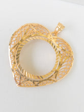 21k Coin Frame Pendants - Cleopatra Jewelers