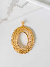 21k Coin Frame Pendants - Cleopatra Jewelers