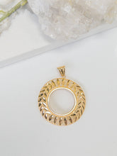 21k Coin Frame Pendants - Cleopatra Jewelers