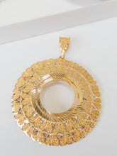 21k Coin Frame Pendants - Cleopatra Jewelers