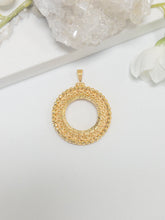 21k Coin Frame Pendants - Cleopatra Jewelers