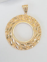21k Coin Frame Pendants - Cleopatra Jewelers
