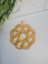 21k Coin Frame Pendants - Cleopatra Jewelers