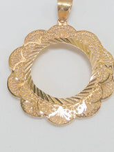 21k Coin Frame Pendants - Cleopatra Jewelers