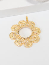 21k Coin Frame Pendants - Cleopatra Jewelers