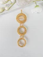 21k Coin Frame Pendants - Cleopatra Jewelers