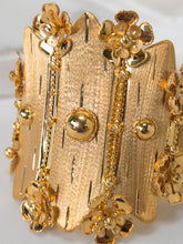 21k Gold Bangle - Cleopatra Jewelers