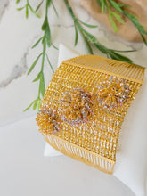 21k Gold Bangle - Cleopatra Jewelers