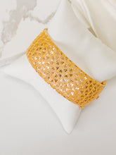 21k Gold Bangle - Cleopatra Jewelers