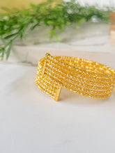 21k Gold Bangle - Cleopatra Jewelers