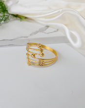 21k Gold Bangle - Cleopatra Jewelers