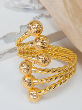 21k Gold Bangle - Cleopatra Jewelers