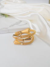 21k Gold Bangle - Cleopatra Jewelers