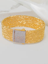 21k Gold Bangle - Cleopatra Jewelers