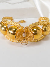 21k Gold Bangle - Cleopatra Jewelers